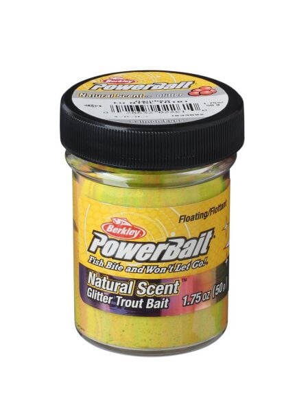 Berkley Power Bait Natural Scent Glitter – Rainbow - Salmon Egg (Gökkuşağı Somon Yumurtalı)