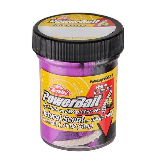 Berkley PowerBait Natural Scent - Garlic Worm