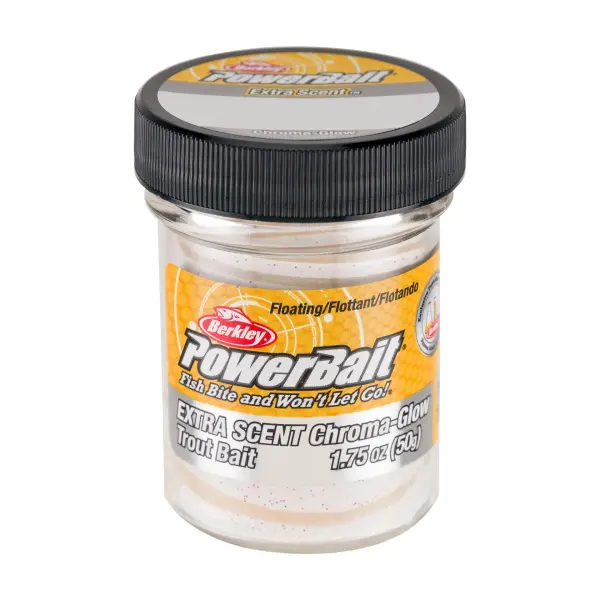 Berkley Power Bait Extra Scent Glitter – Mallow Glow Red Fleck