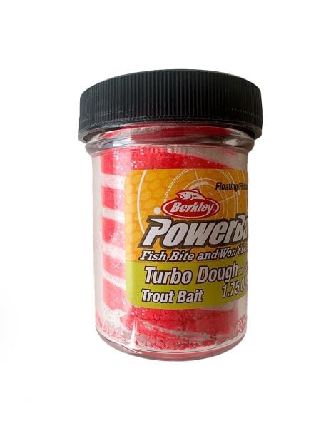 Berkley PowerBait Turbo Dough Glow In The Dark - Glow Fl Red White