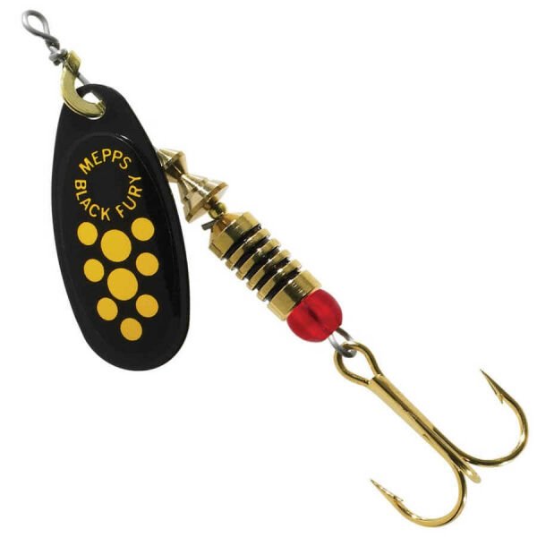 Mepps Black Fury Olta Kaşığı Jaune Siyah-Sarı