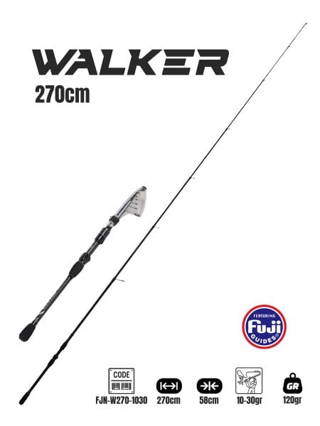 Fujin Walker 270 Cm 10-30 Gram Teleskopik Spin Kamışı