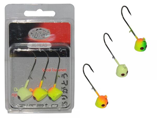 Mutant 6413 Jig Head Rigato Moite 3'lü Mix Set Tırnaklı Jig Head