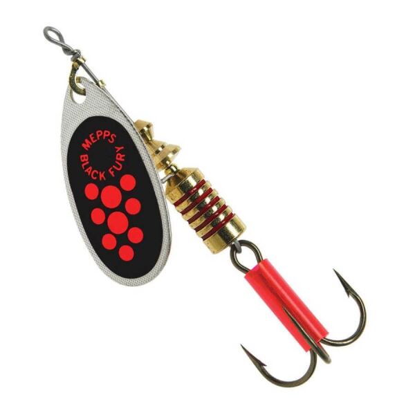 Mepps Black Fury Olta Kaşığı Orange Gümüş-Kırmızı
