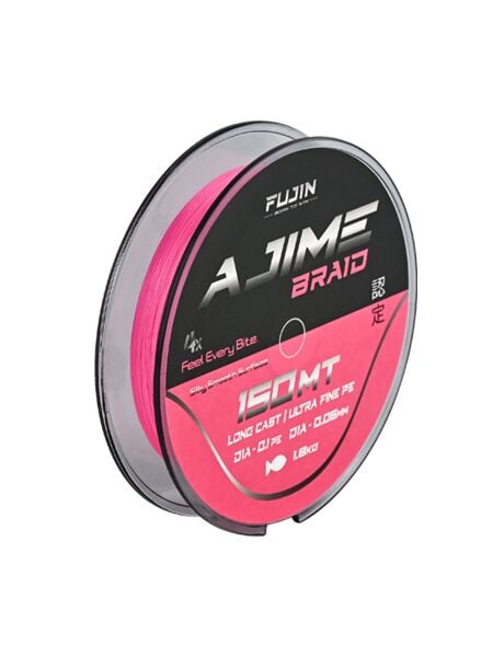 Fujin Ajime Braid 4X 150 Metre Pink Örgü İp Misina