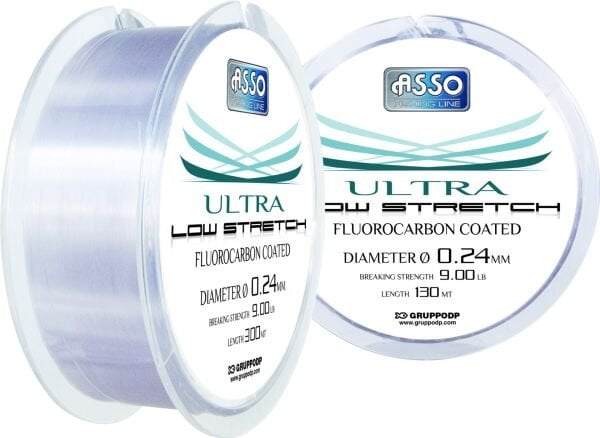 Asso Ultra Low Stretch %100 FC COATED Fluorocarbon Kaplama Misina 300mt