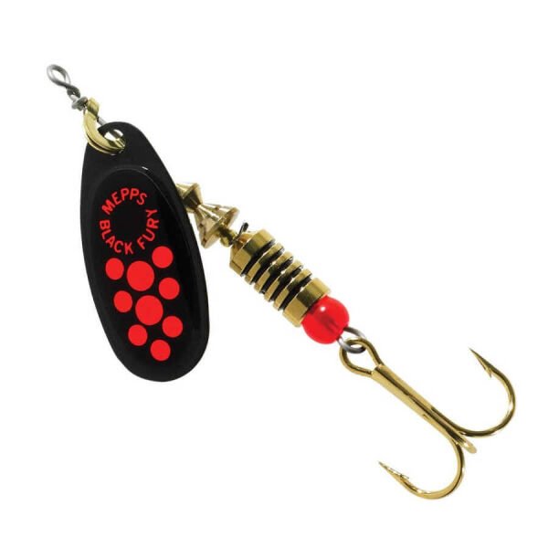 Mepps Black Fury Olta Kaşığı Orange Siyah-Kırmızı