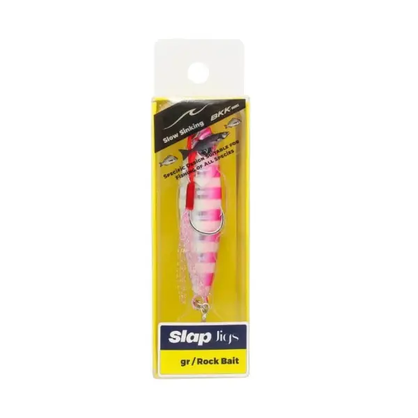 Hanfish Slap Special Pink Zebra Glow Jig Yem  10Gr / 15Gr / 20G / 30Gr