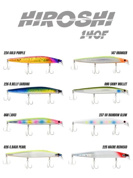 Fujin Hiroshi 140F 140mm 23gr Maket Balık