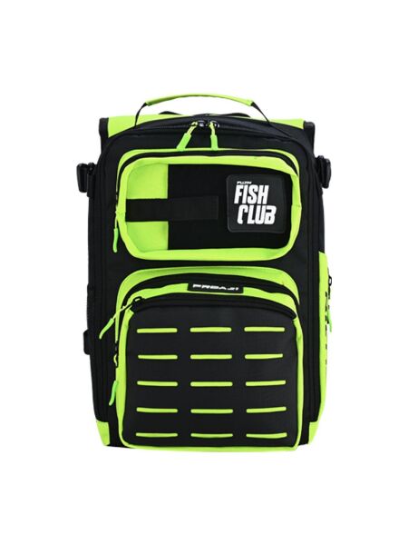 Fujin ProAji Back Pack Black Lime Balıkçı Sırt Çantası