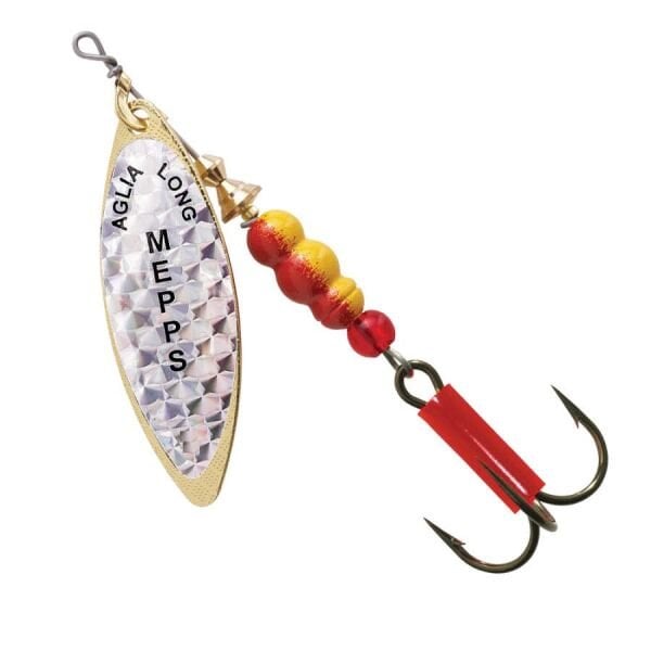 Mepps Longue Rainbo Olta Kaşığı Sarı-Gümüş