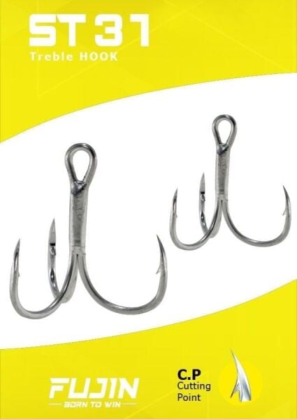 Fujin ST31 Nickel Üçlü Maket Balık Kancası
