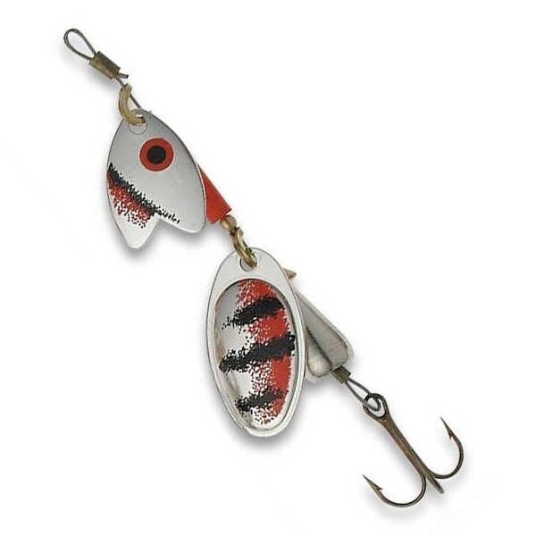 Mepps Tandem Olta Kaşığı Gümüş-Kırmızı-Siyah