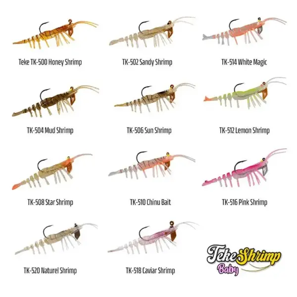Hanfish Teke Shrimp 7.5 Cm 7 Gram Silikon Karides