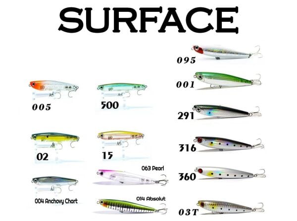 FUJIN Surface Minnow 9 Cm 12.3 Gram SF-90SW Maket Balık