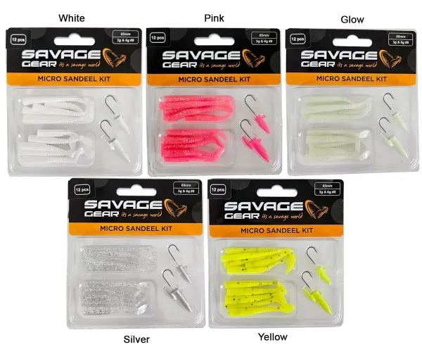 Savage gear Lrf Micro Sandeel Kit 12 Adet(1+1.5+5)