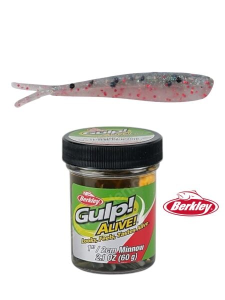 Berkley Gulp Alive Minnow 1'' 2.54 Cm Lrf Silikon Yem