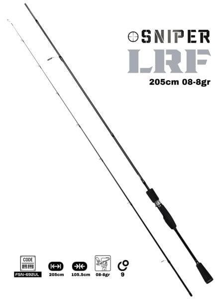 Fujin Sniper 205 Cm 0.8-8 Gram LRF Olta Kamışı