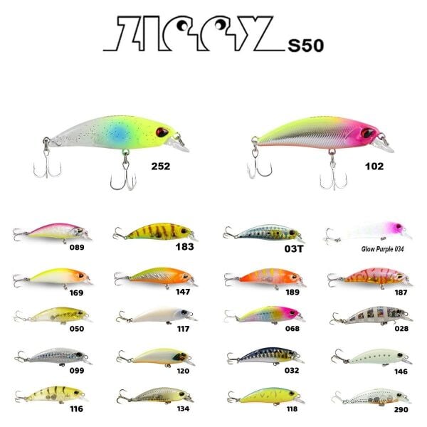 Fujin Ziggy 50mm 3.6gr LRF Maket Balık