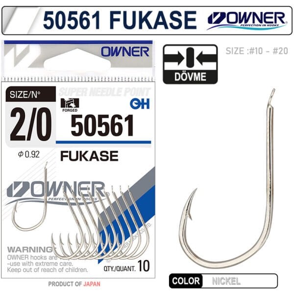 Owner 50561 Fukase White Tekli İğne