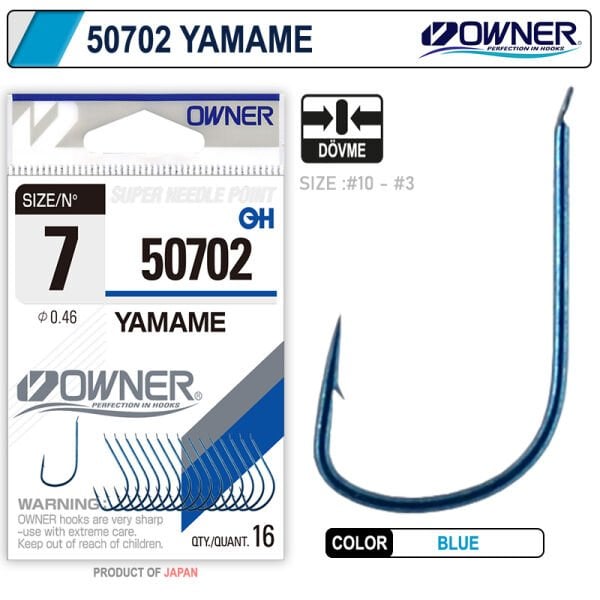 Owner 50702 Yamame Blue Tekli İğne
