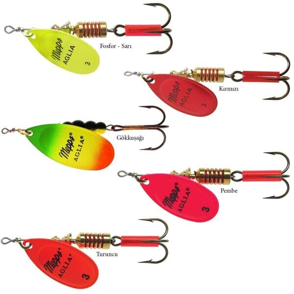 Mepps Aglia Fluo Olta Kaşığı Pembe