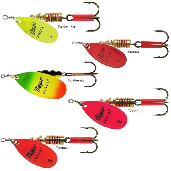 Mepps Aglia Fluo Olta Kaşığı Turuncu