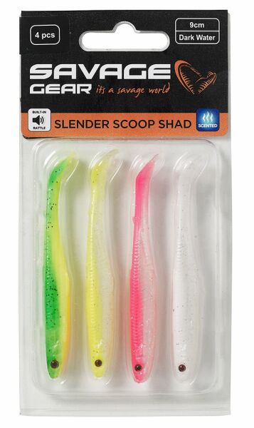 Savage Gear Slender Scoop Shad 15 cm 17 gr Dark Water
