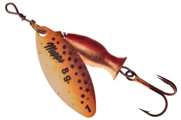 Mepps Longue Heavy Olta Kaşığı Sarı-Kahverengi