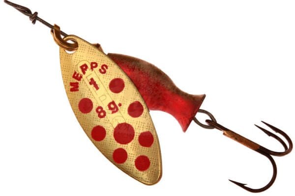 Mepps Longue Heavy Olta Kaşığı Sarı-Kırmızı