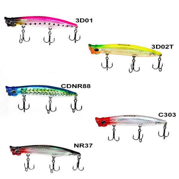 Ryuji Pop Eye Top Water 9cm 7.5gr Maket Yem
