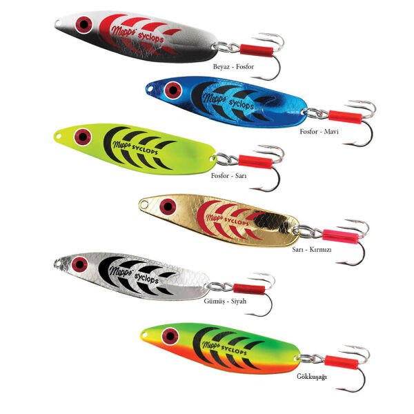 Mepps Syclops Olta Kaşığı Beyaz-Fosfor