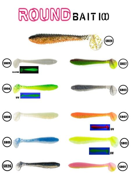 Fujin Round Bait 100mm Silikon Balık