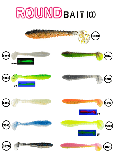 Fujin Round Bait 70mm Silikon Balık