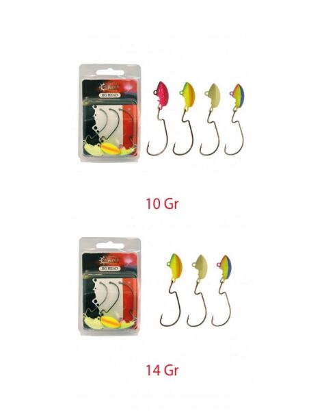 Captain Jig Head Current Offset İğneli Jig Head 3lü Mix Set