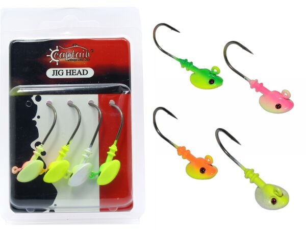 Mutant 6411 Jig Head Rigato Stunner 4'lü Mix Set