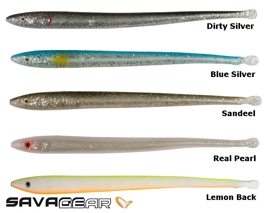 Savage gear LB Sandeel Slug 14 cm 6 Adet Sahte Balık