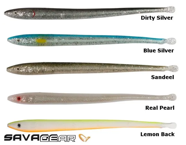 Savage gear LB Sandeel Slug 14 cm 6 Adet Sahte Balık