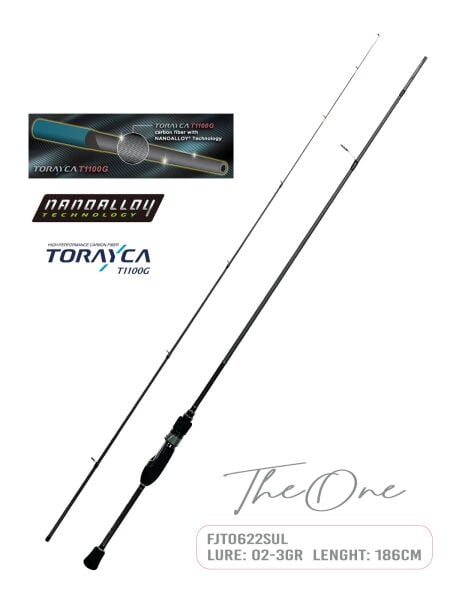 Fujin TheOne 186 Cm 02-3 Gram LRF Olta Kamışı