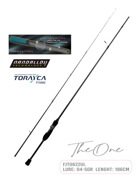 Fujin TheOne 186 Cm 04-5 Gram LRF Olta Kamışı