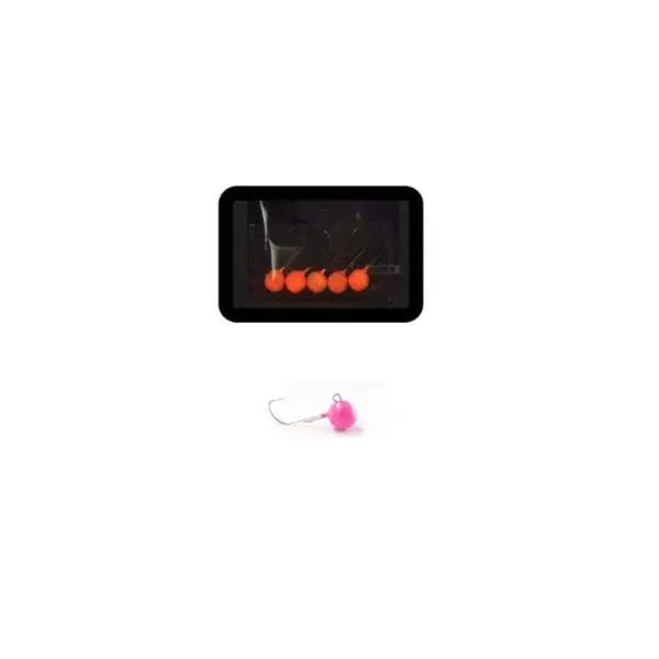 Fujin Curvy Pink Glow Jig Head