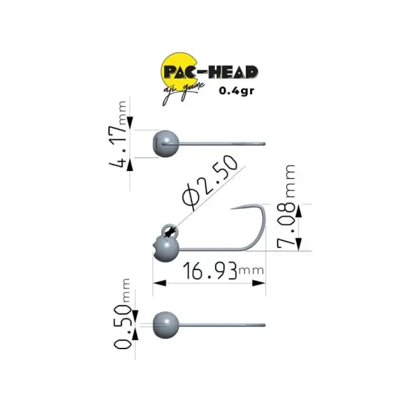 Fujin Pac-Head Aji Game Jighead