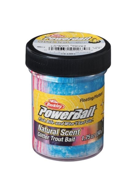 Berkley Power Bait Natural Scent Glitter - Captain America (Sarımsaklı)