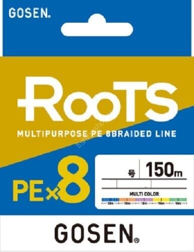 Gosen X8 Roots PE 8 Örgü Spin İp Misina 150 Metre Multi Color Örgü İp Misina