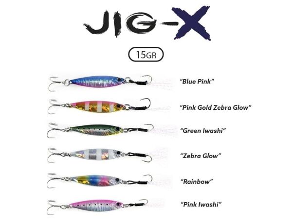 Fujin Jig-X 15gr Light Jigging - Jig Yem