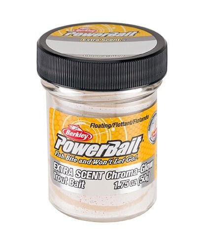 Berkley Power Bait Extra Scent Glitter – Mallow Glow Red Flk