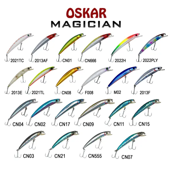 Oskar Magician 13cm Maket Balık 19gr