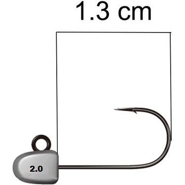 Junglegym J312 JH TG Tungsten Micro Jig Head 2 Gram 12 No İğne (3 ADET)