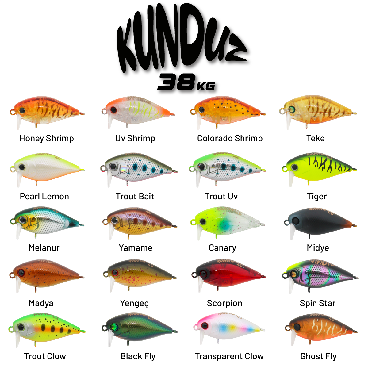 Hanfish Kunduz KG 3.8 Cm 4 Gr LRF Maket Yem