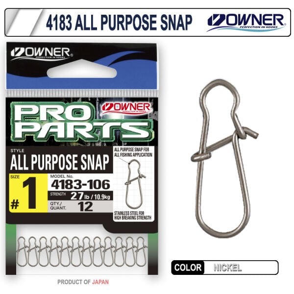 Owner Pro Parts All Purpose Snap Klipsi